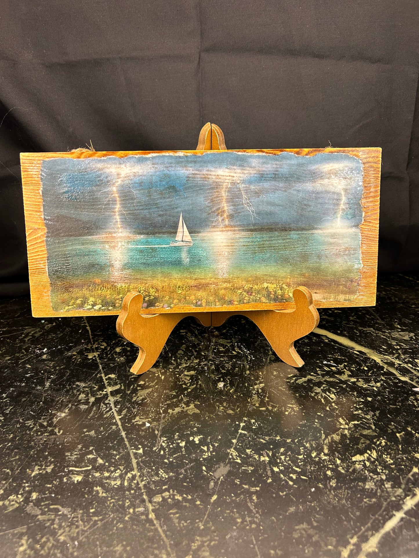 Sailing away from the storm