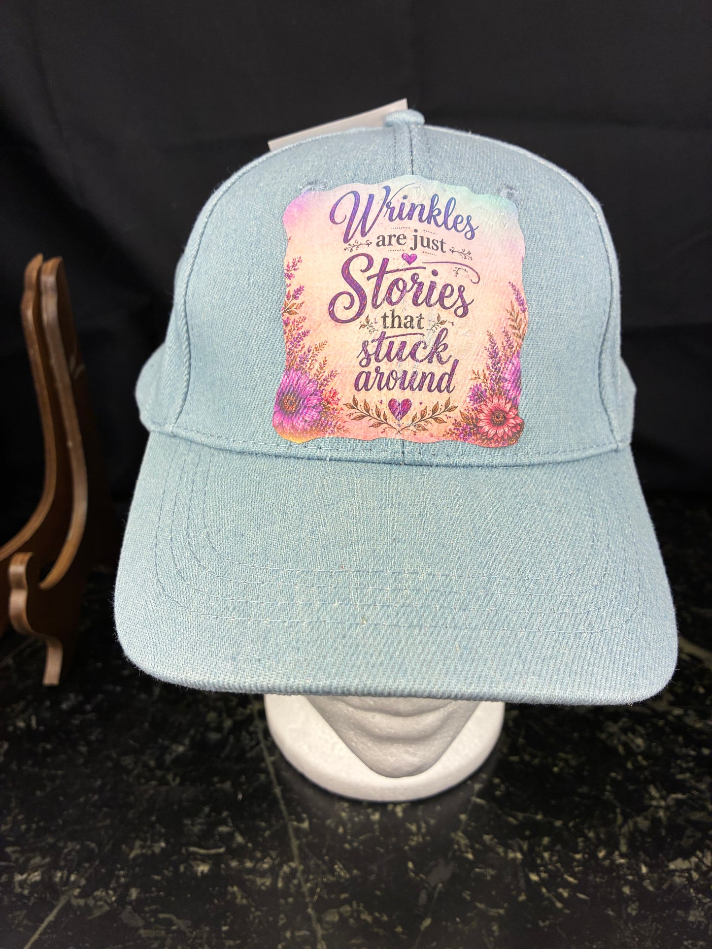 Wild Woman -Free Spirit. Baseball hat. Blue