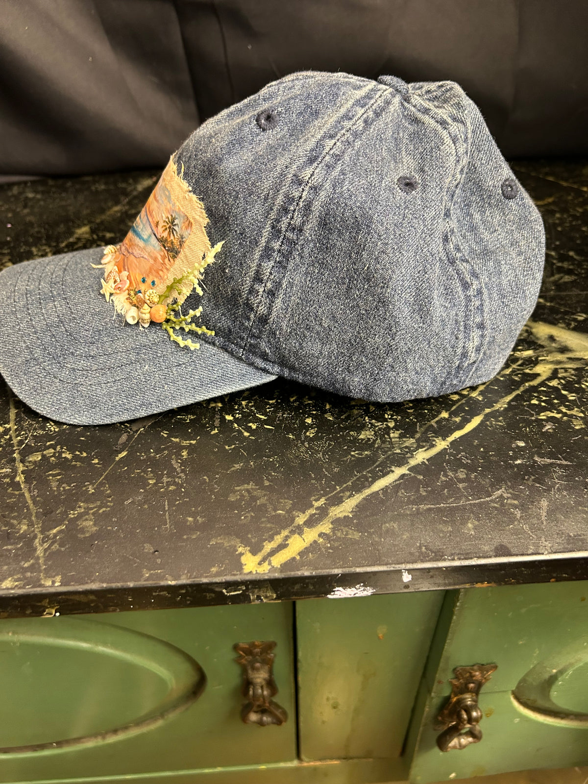 Sea Glass Sunset – Handmade Coastal Hat