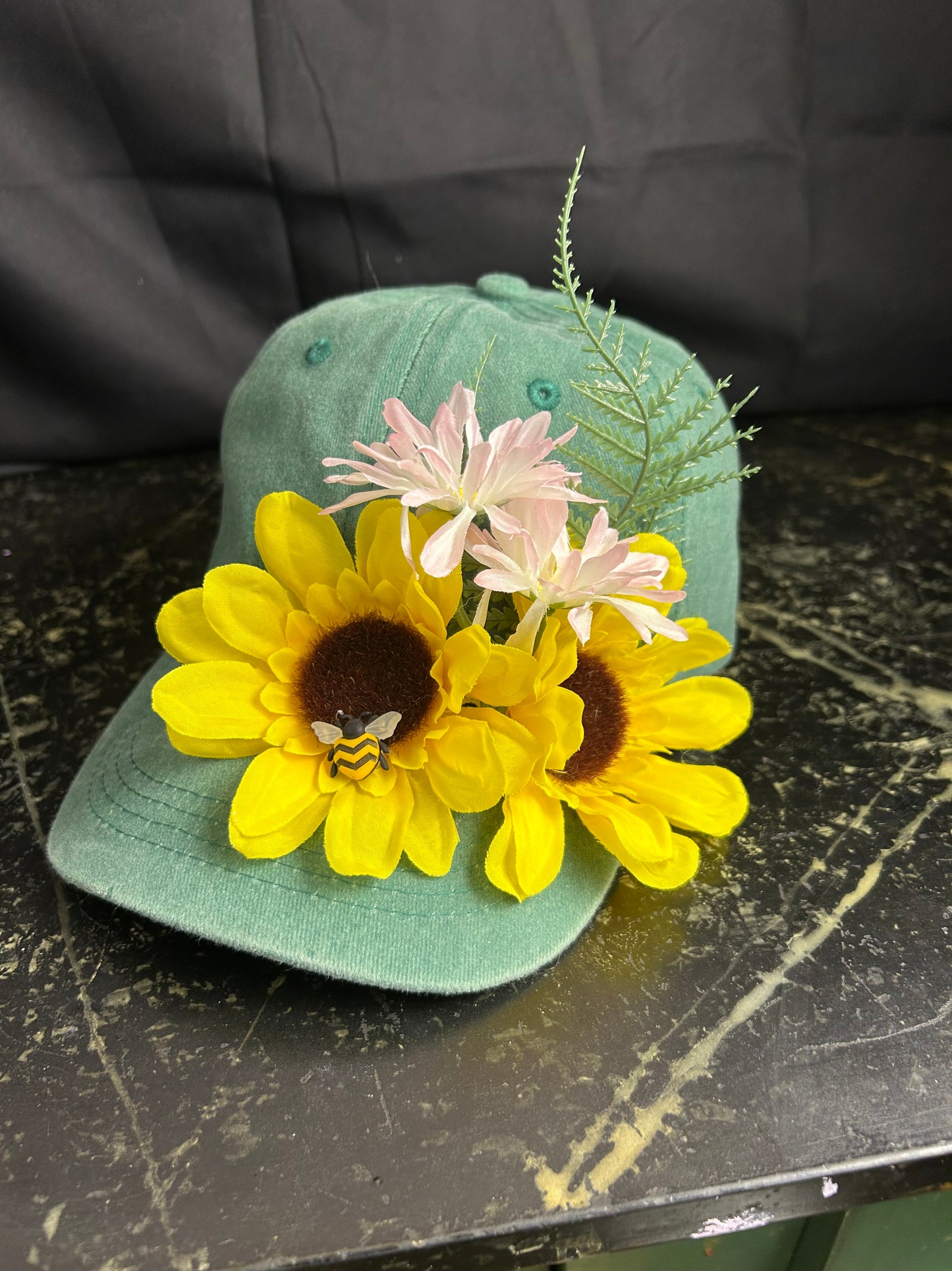 Sunny Days & Honey Bees – Handmade Floral Hat