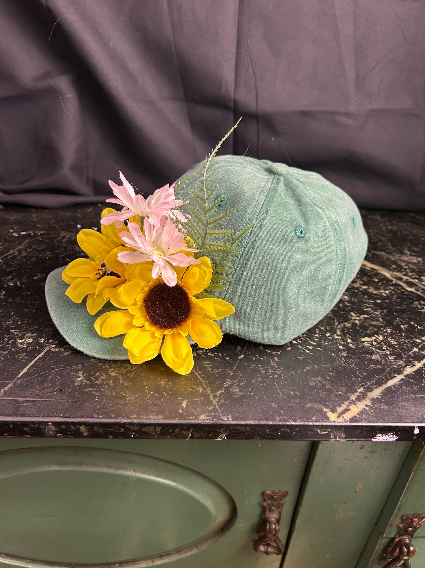 Sunny Days & Honey Bees – Handmade Floral Hat