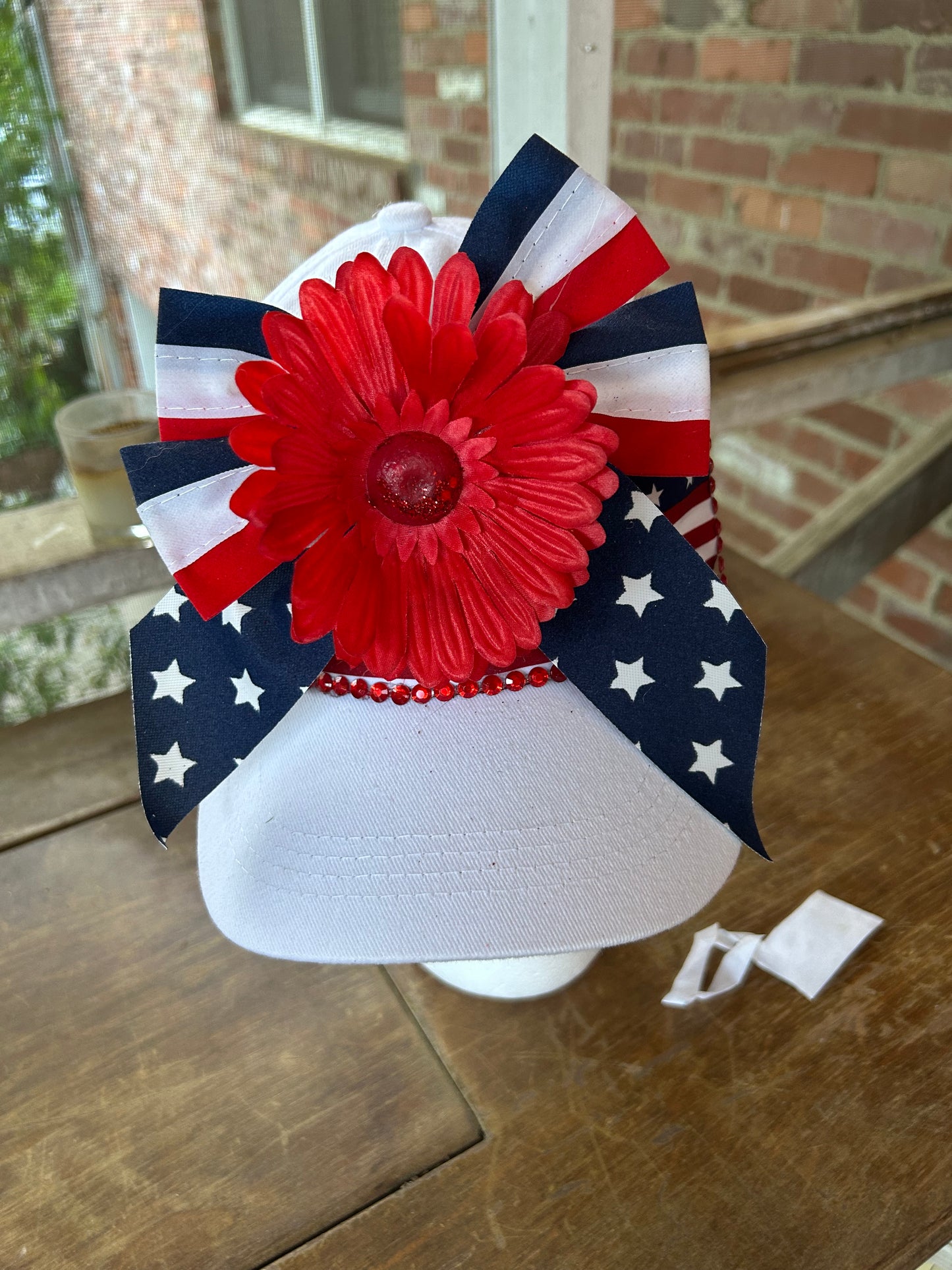 Celebration Hat – Red, White & Blue Bo
