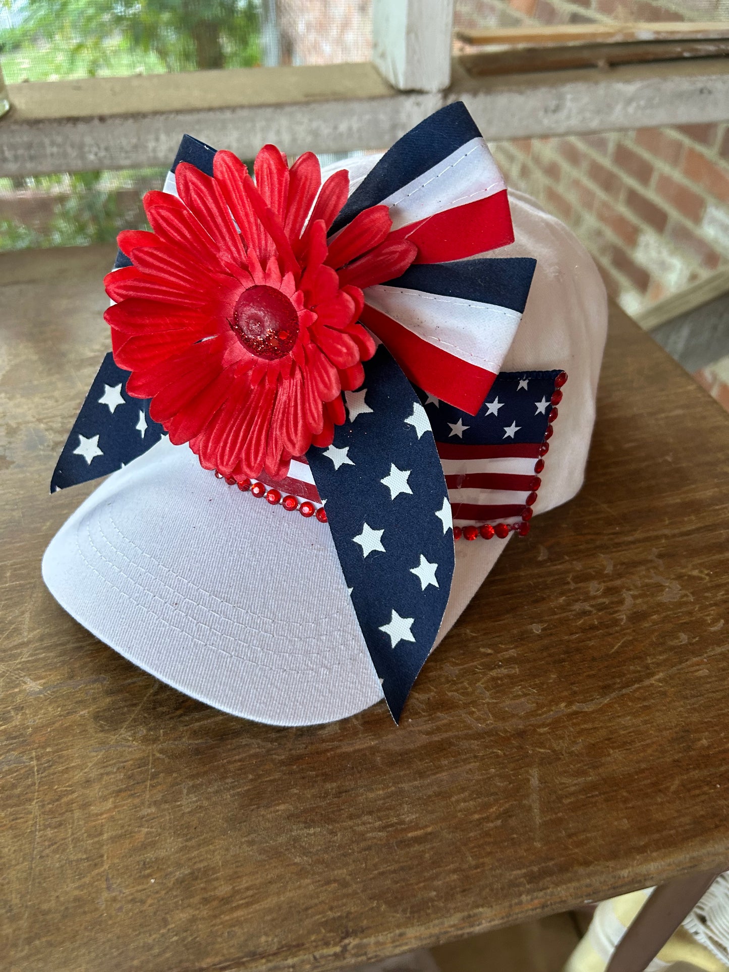 Celebration Hat – Red, White & Blue Bo