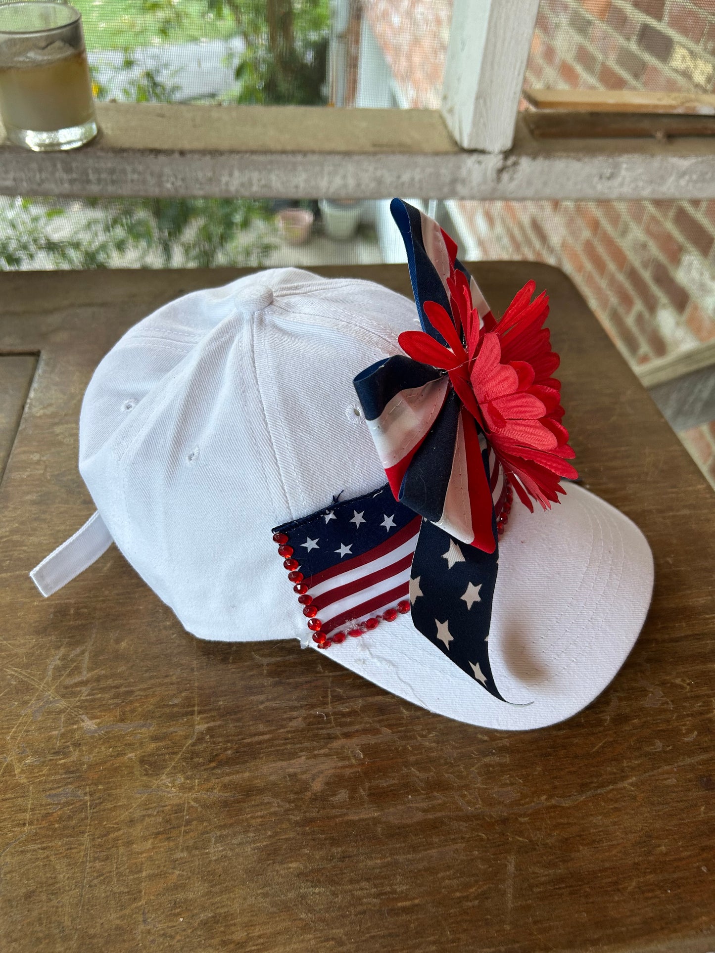 Celebration Hat – Red, White & Blue Bo