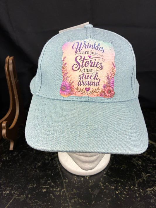 Wild Woman -Free Spirit. Baseball hat. Blue